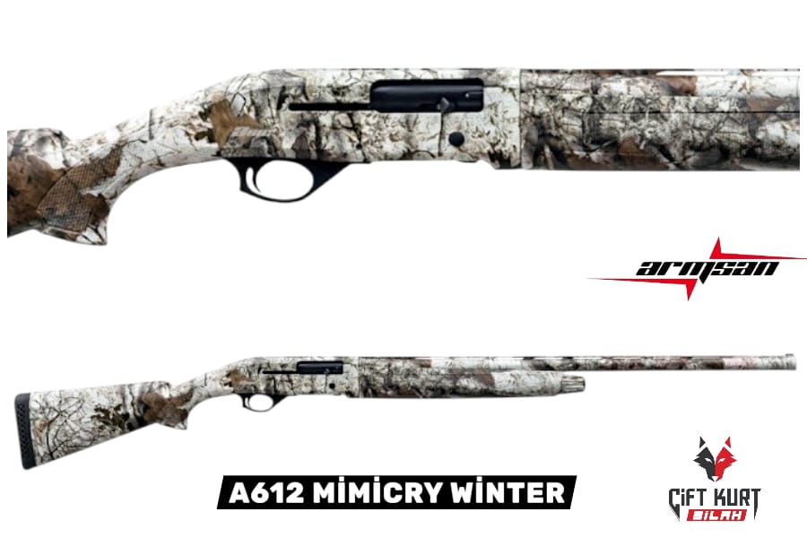 ARMSAN A612 MİMİCRYWİNTER OTOMATİK YİVSİZ AV TÜFEĞİ